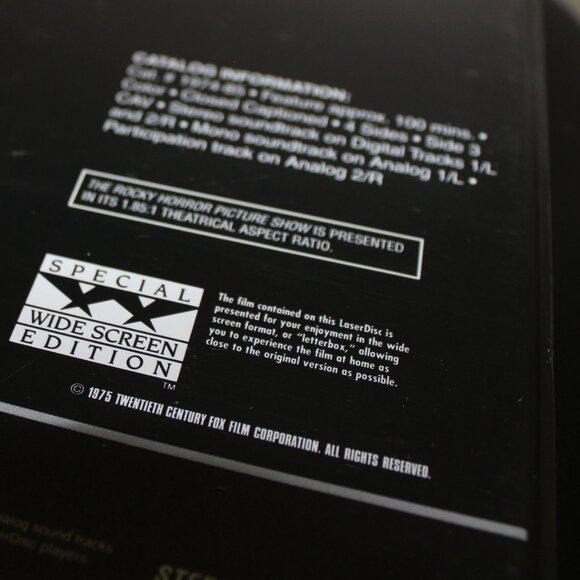 new ROCKY HORROR PICTURE SHOW 20th Anniversary Special THX Edition Laserdisc Box - Picture 15 of 15